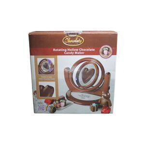 Nostalgia Rotating Hollow‎ Chocolate Candy Maker - 5 Decorative Molds